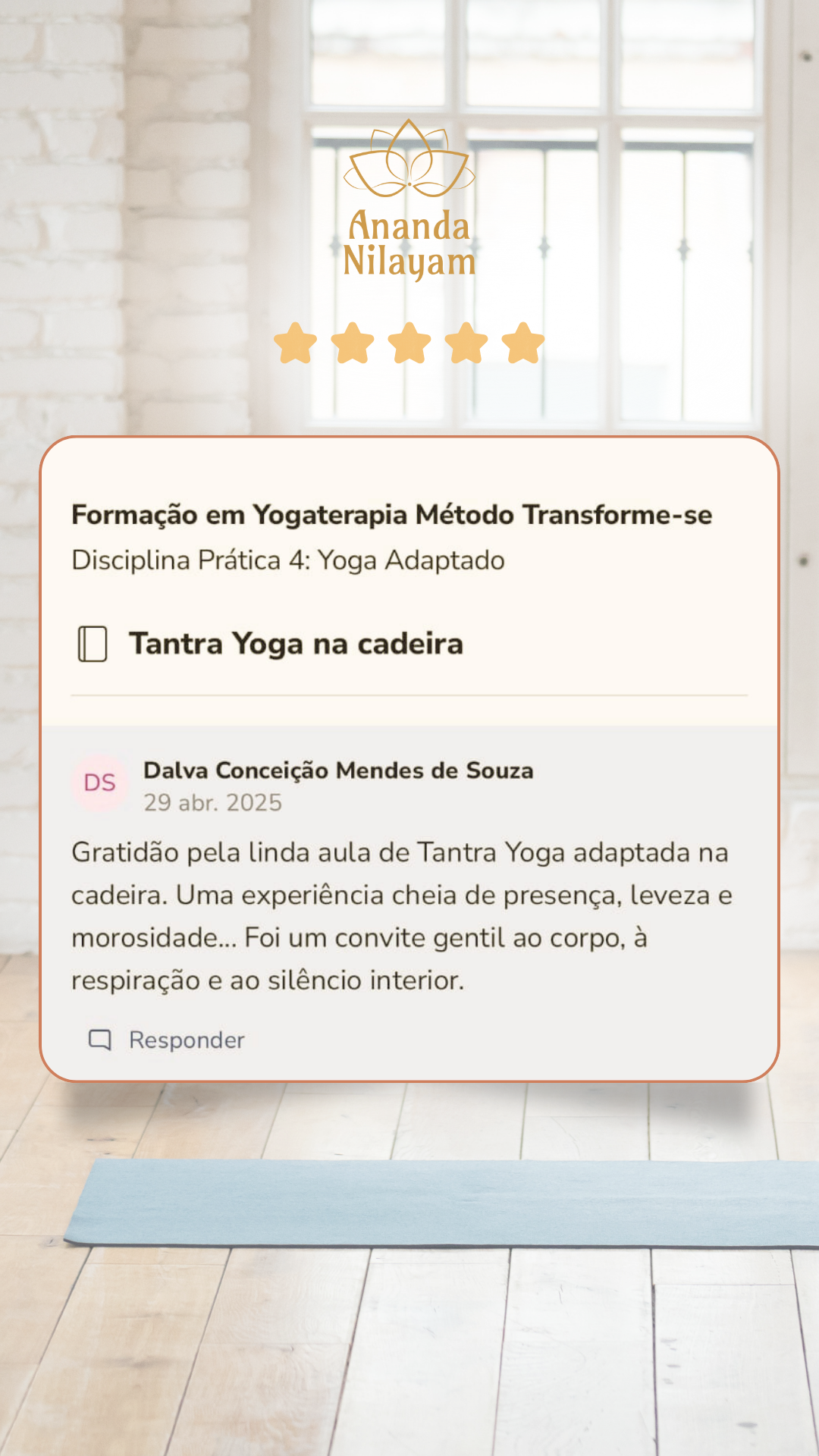 Depoimento de aluna — Dalva Conceição Mendes de Souza